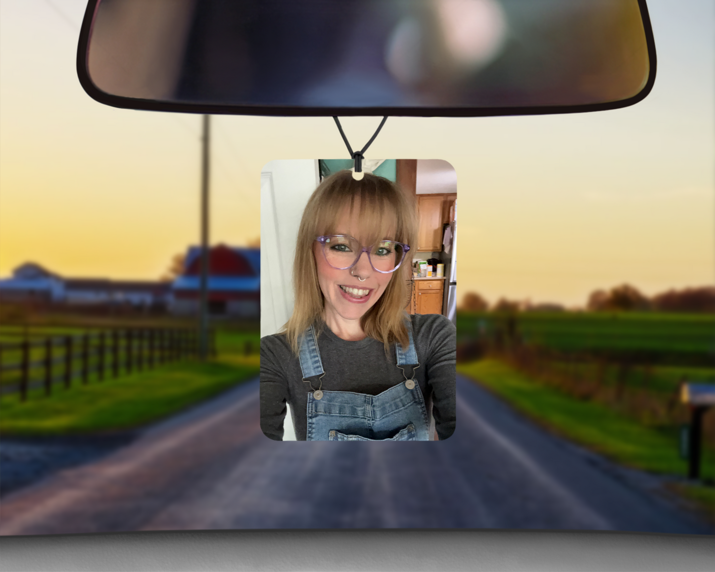 Personalized Unscented Car Air Freshener