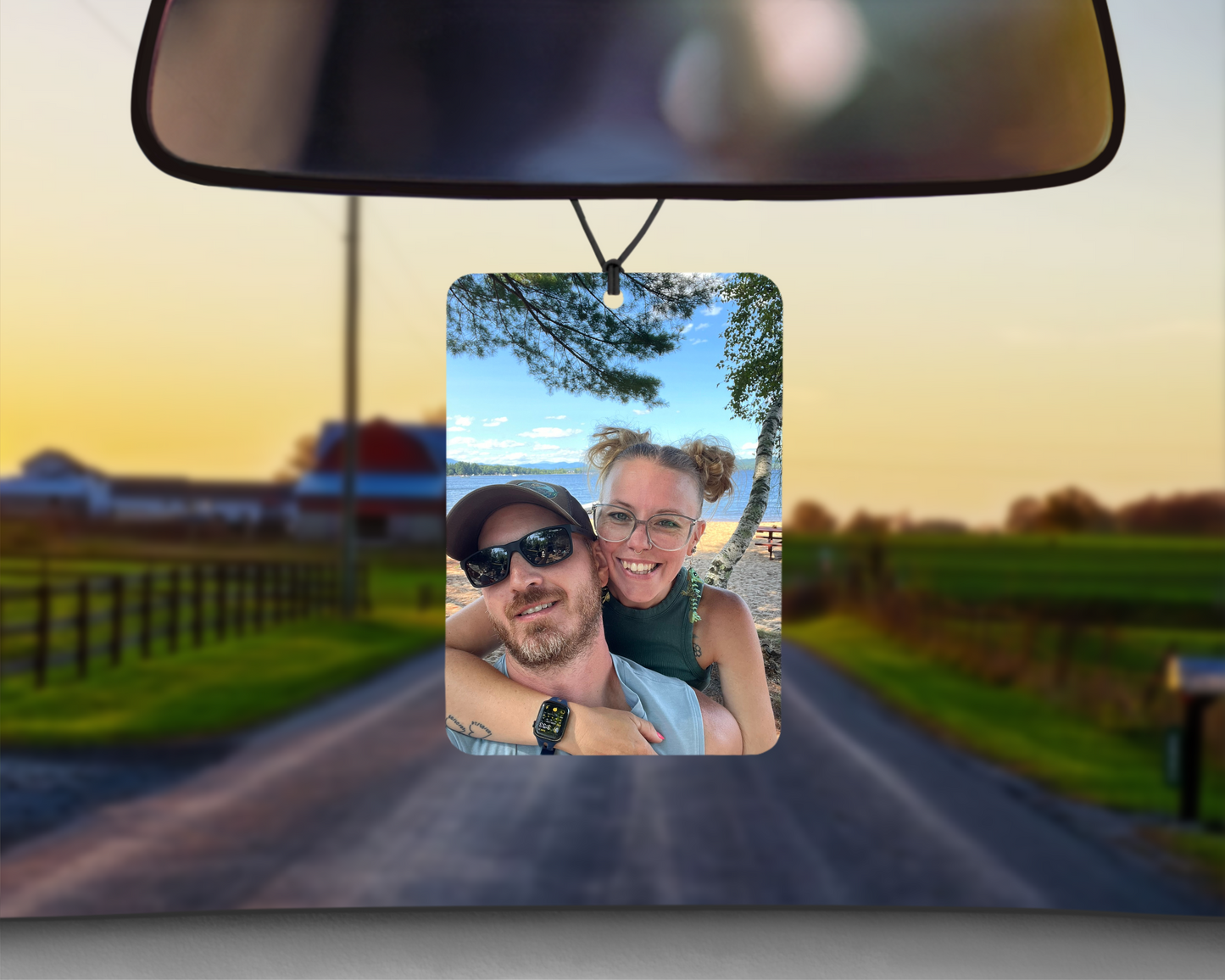 Personalized Unscented Car Air Freshener