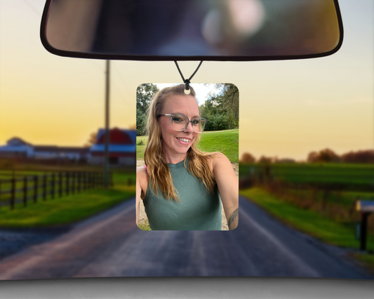 Personalized Unscented Car Air Freshener