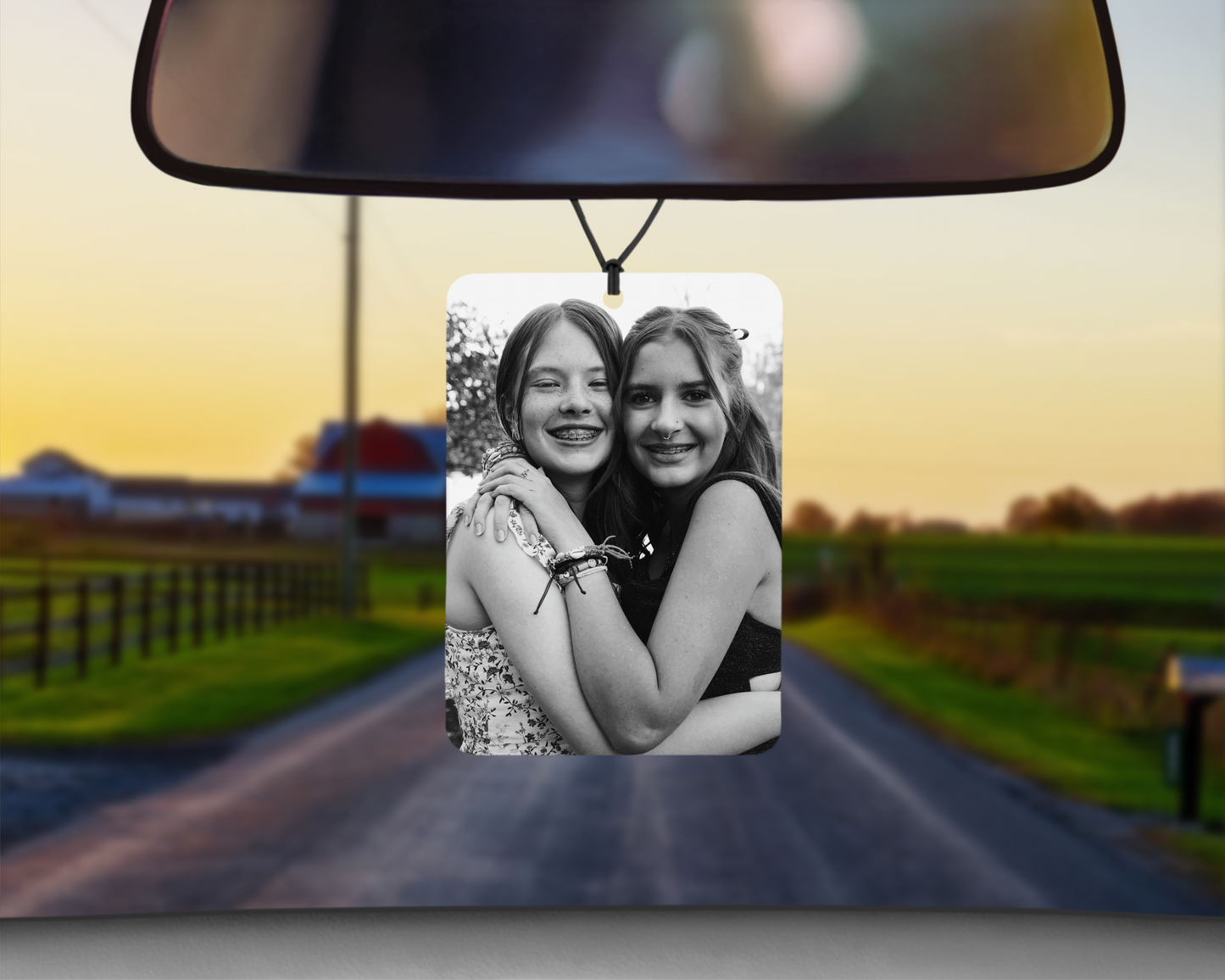 Personalized Unscented Car Air Freshener