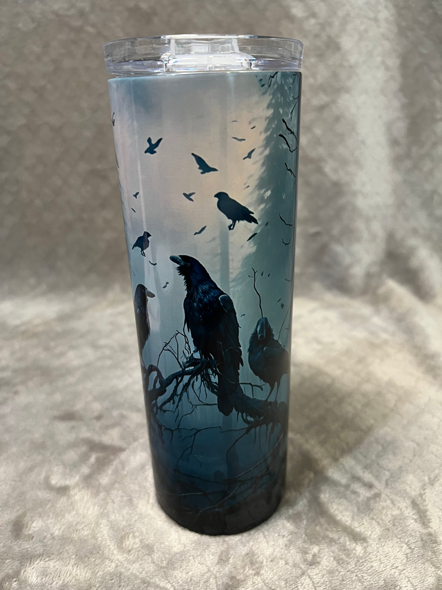 Raven in a Forest