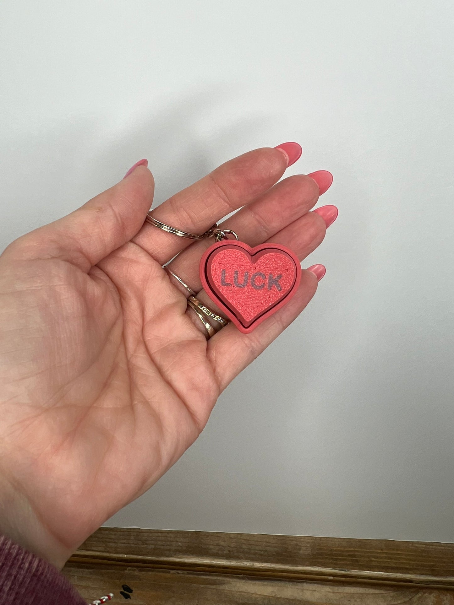 Heart Clicker Keychains