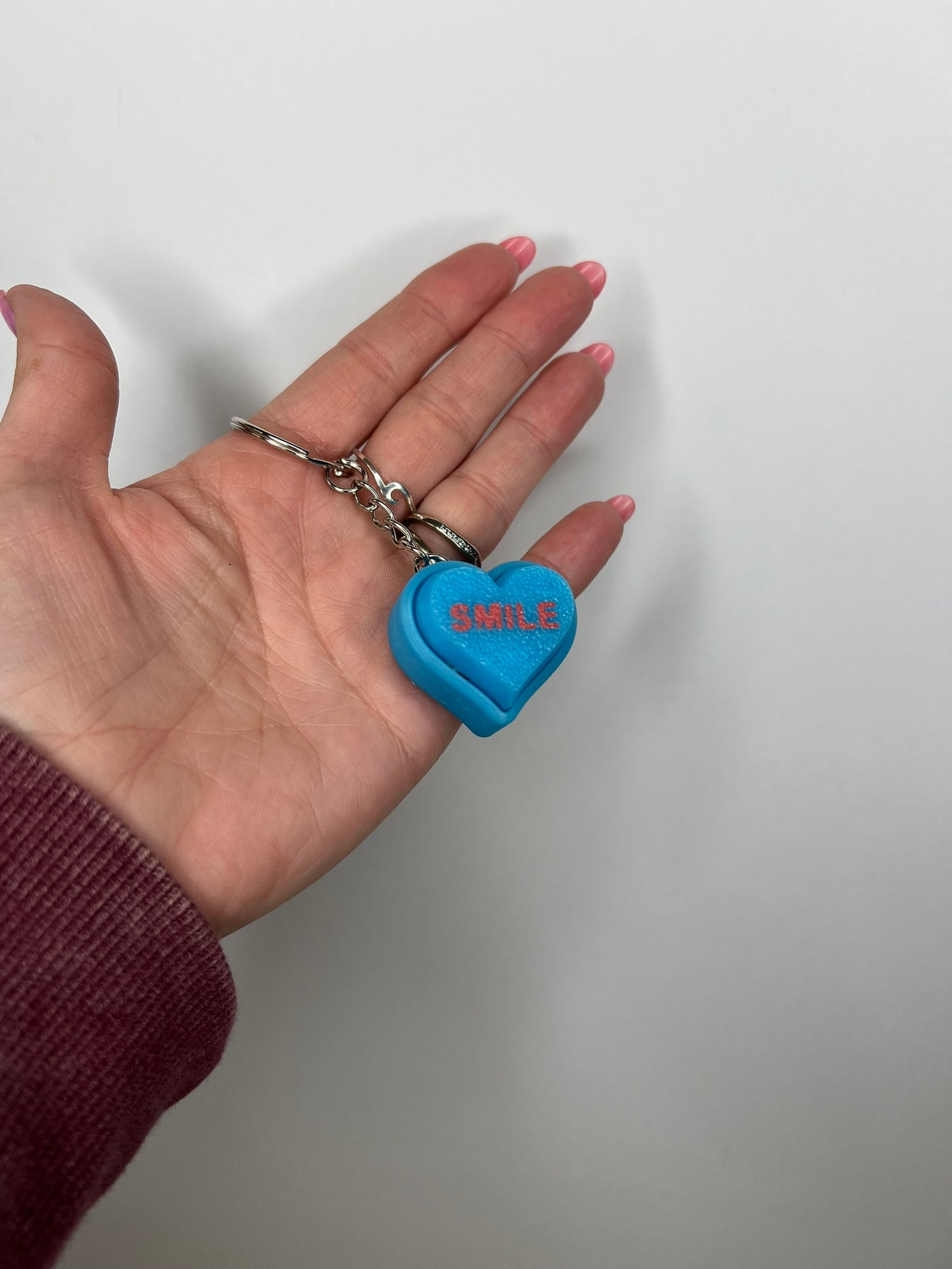 Heart Clicker Keychains