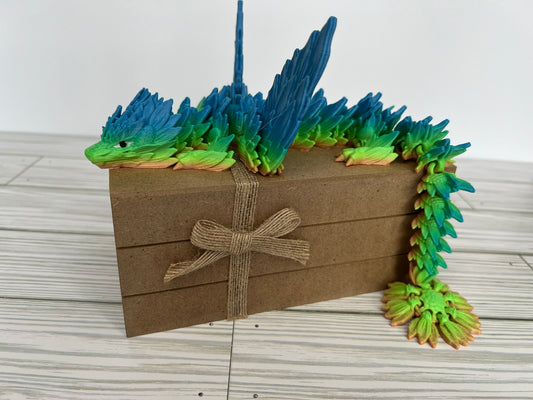 Azure Oasis Sunflower Dragon (Medium)