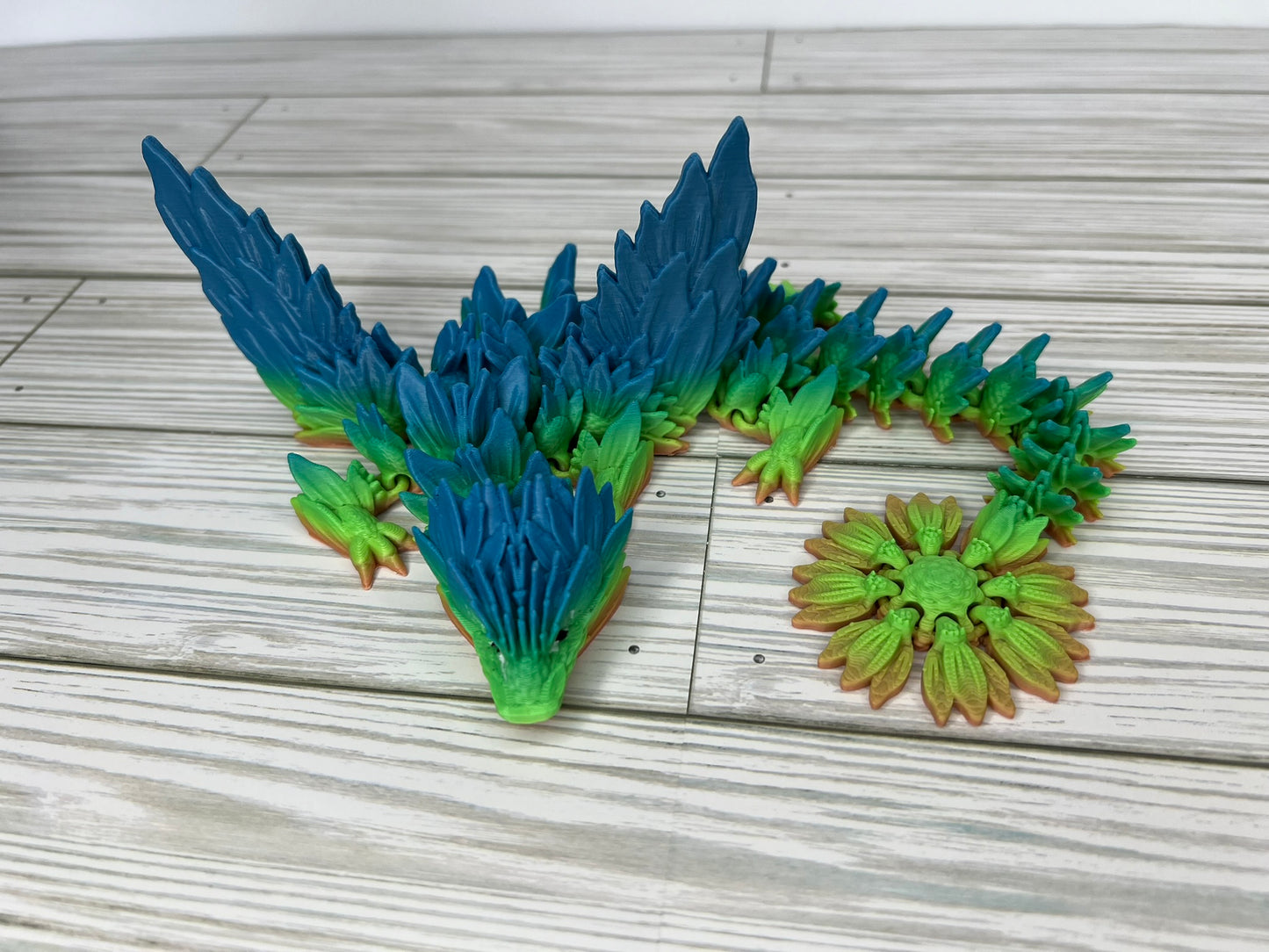 Azure Oasis Sunflower Dragon (Medium)