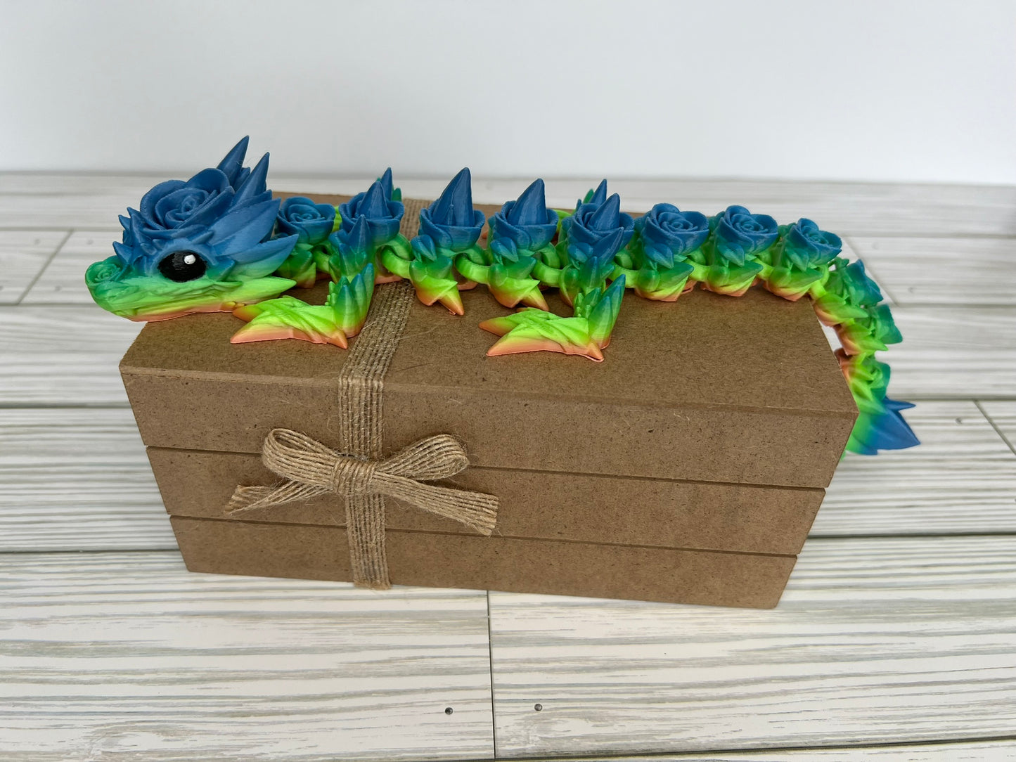 Azure Oasis Rose Dragon (Medium)