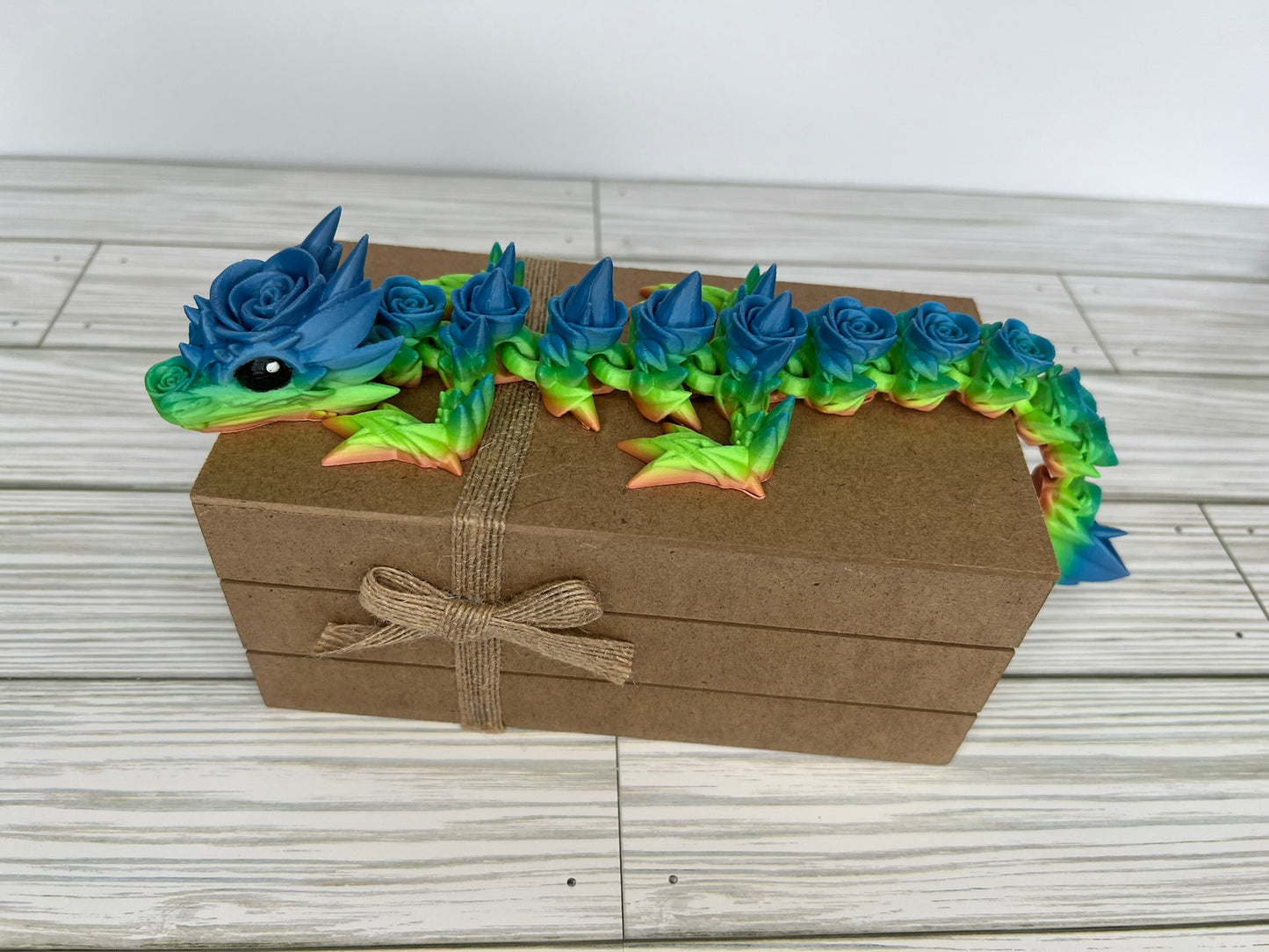 Azure Oasis Rose Dragon (Medium)