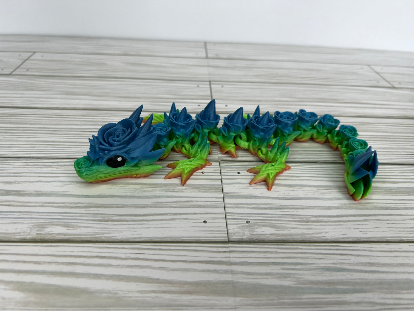 Azure Oasis Rose Dragon (Medium)