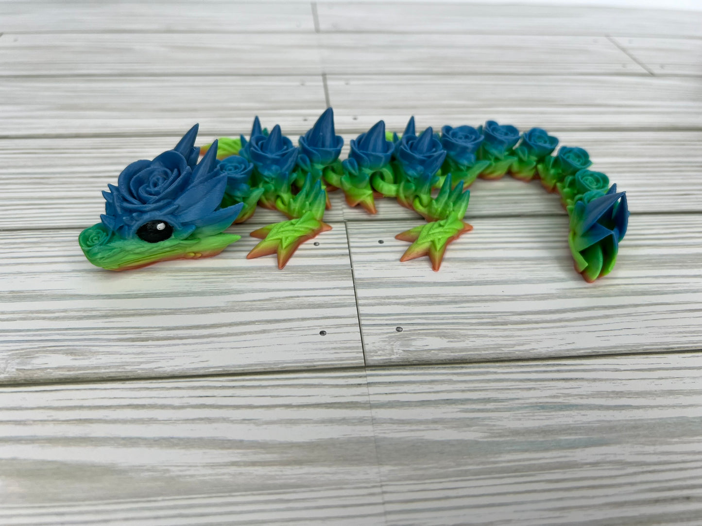Azure Oasis Rose Dragon (Medium)