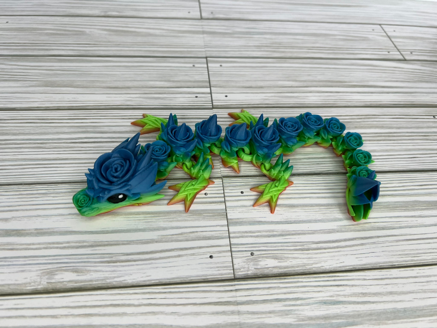 Azure Oasis Rose Dragon (Medium)