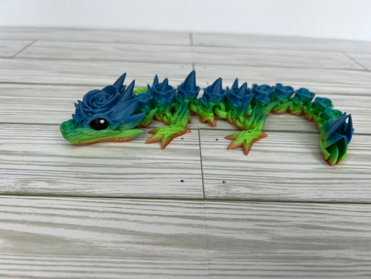 Azure Oasis Rose Dragon (Medium)