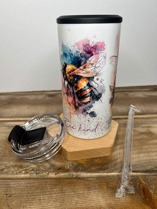 Bee Sweet, Bee Kind, Bee Happy- 4 in 1 Can Cooler