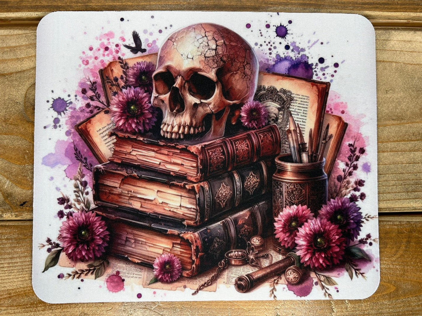 The Bookkeeper's Skull- Mouse Pad