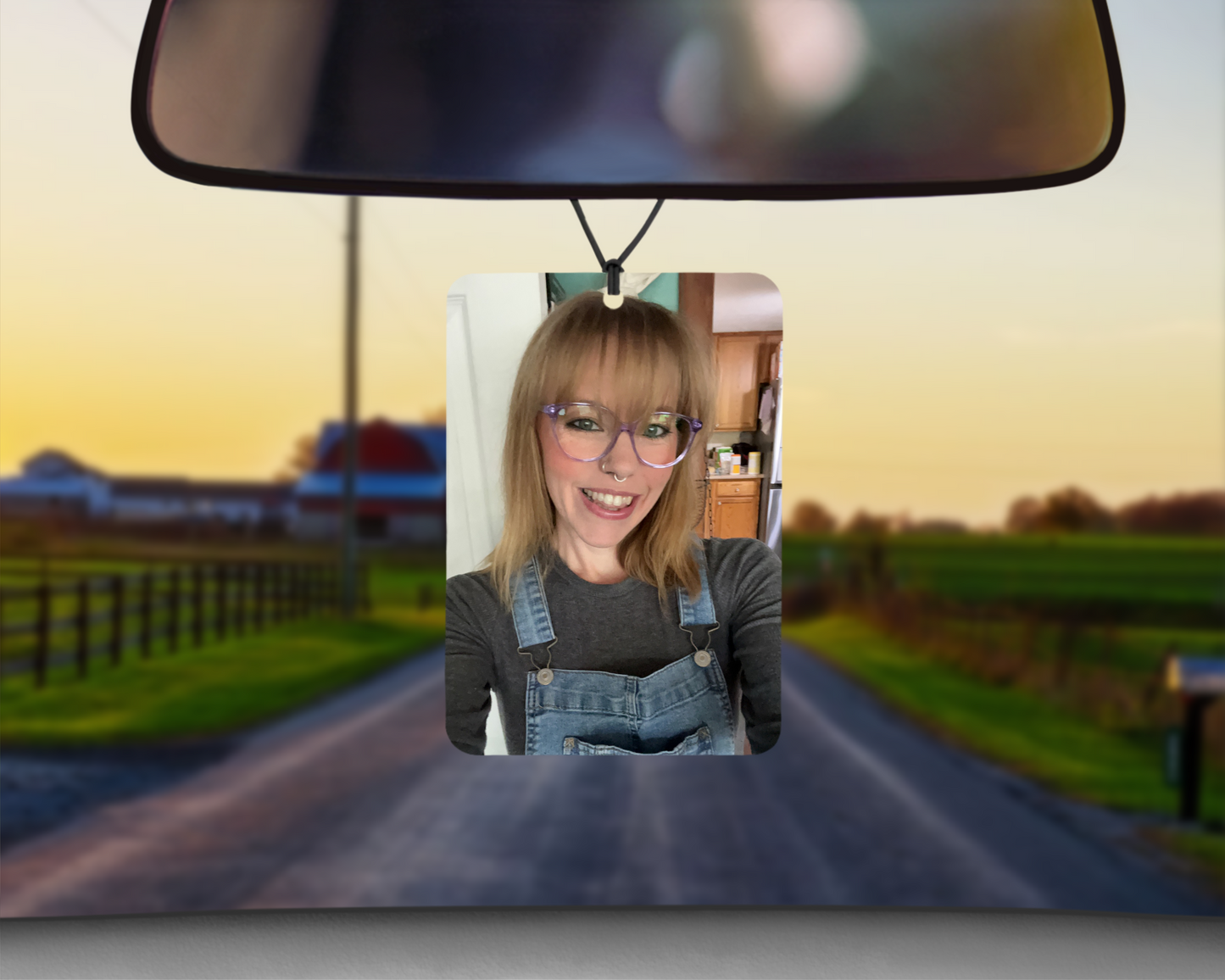 Personalized Photo Unscented Car Air Freshener