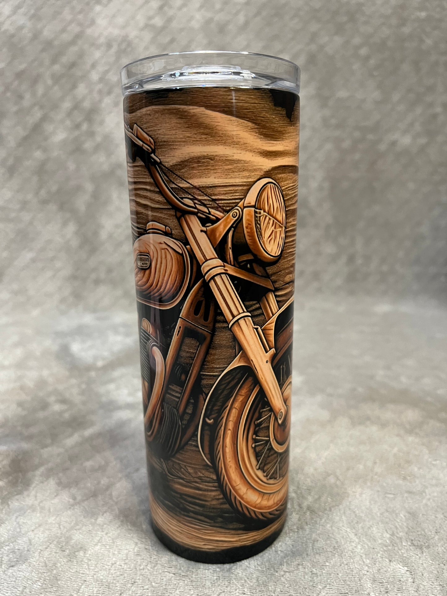 Wood Burn Motorcycle