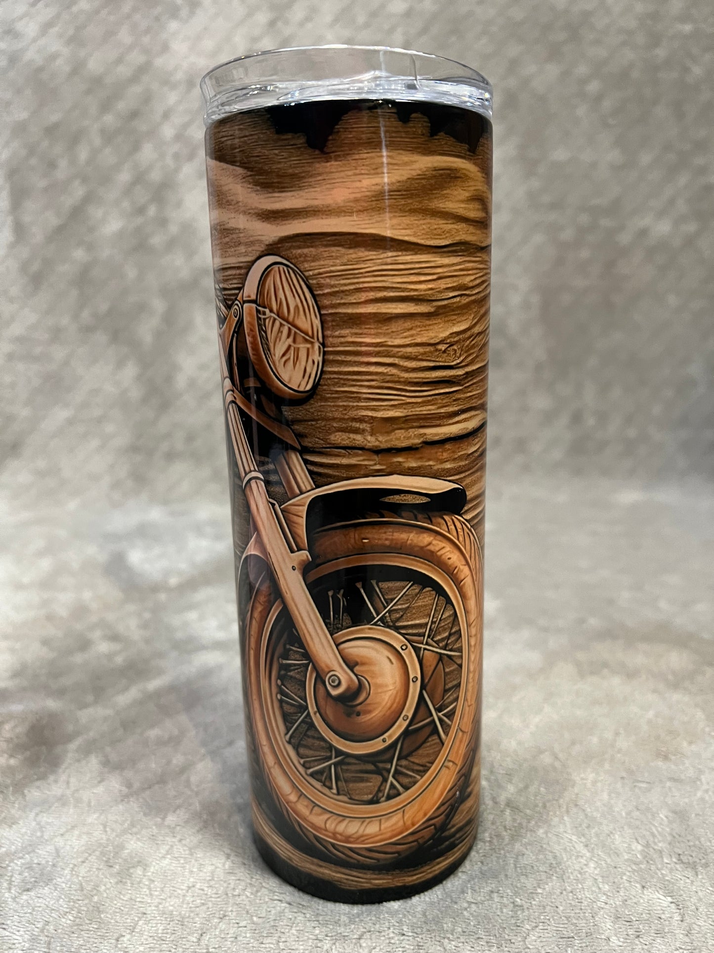 Wood Burn Motorcycle