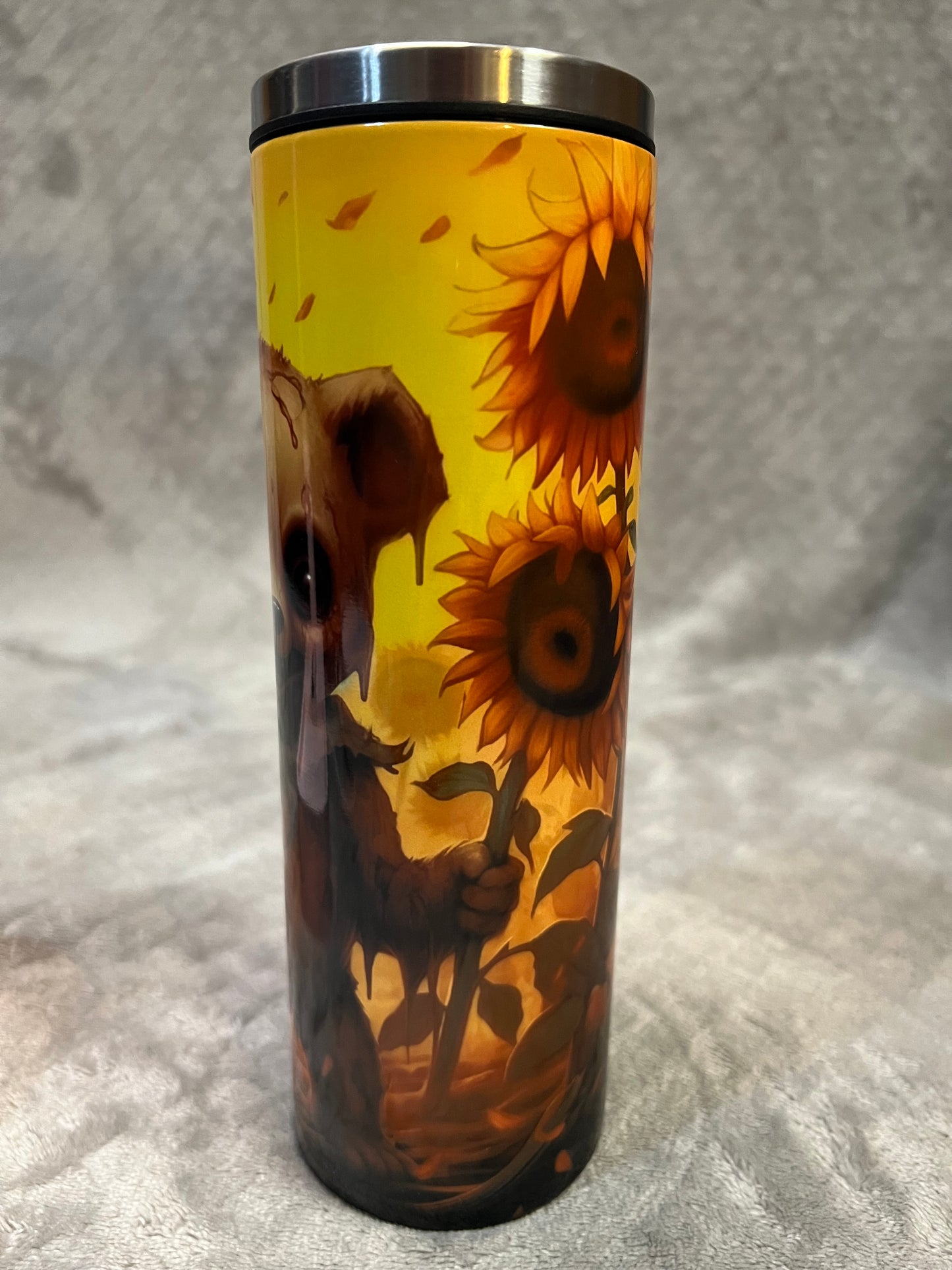 Undead Bear in Sunflower Patch