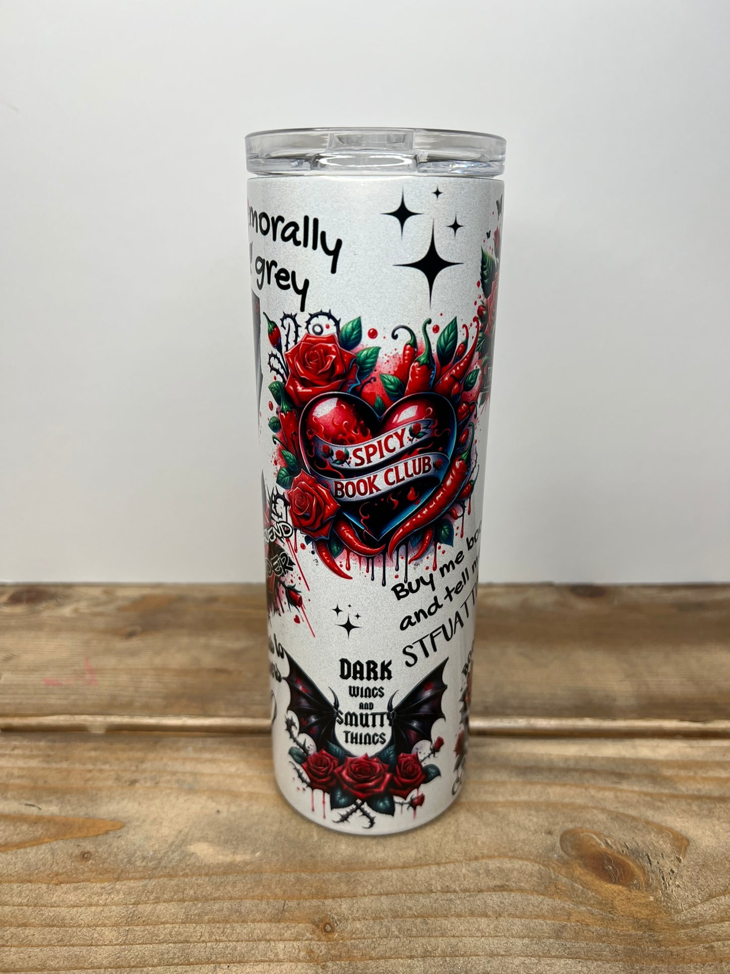 Bookish, Spicy, & Unapologetic- Metal Tumbler Edition