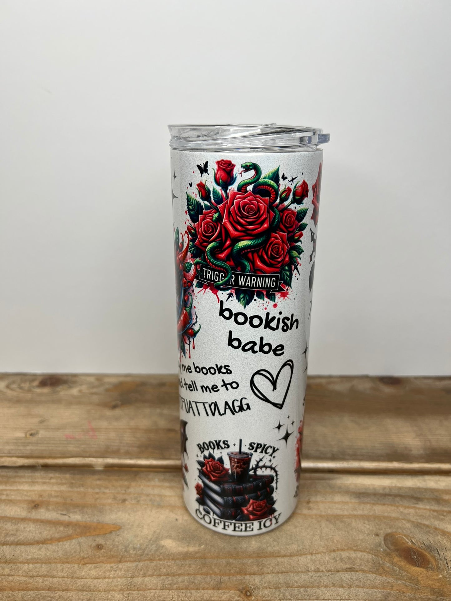 Bookish, Spicy, & Unapologetic- Metal Tumbler Edition