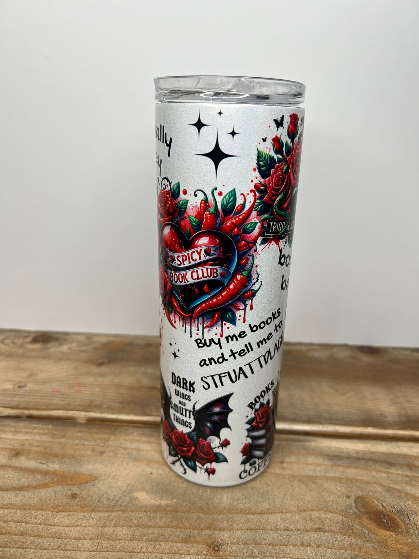 Bookish, Spicy, & Unapologetic- Metal Tumbler Edition