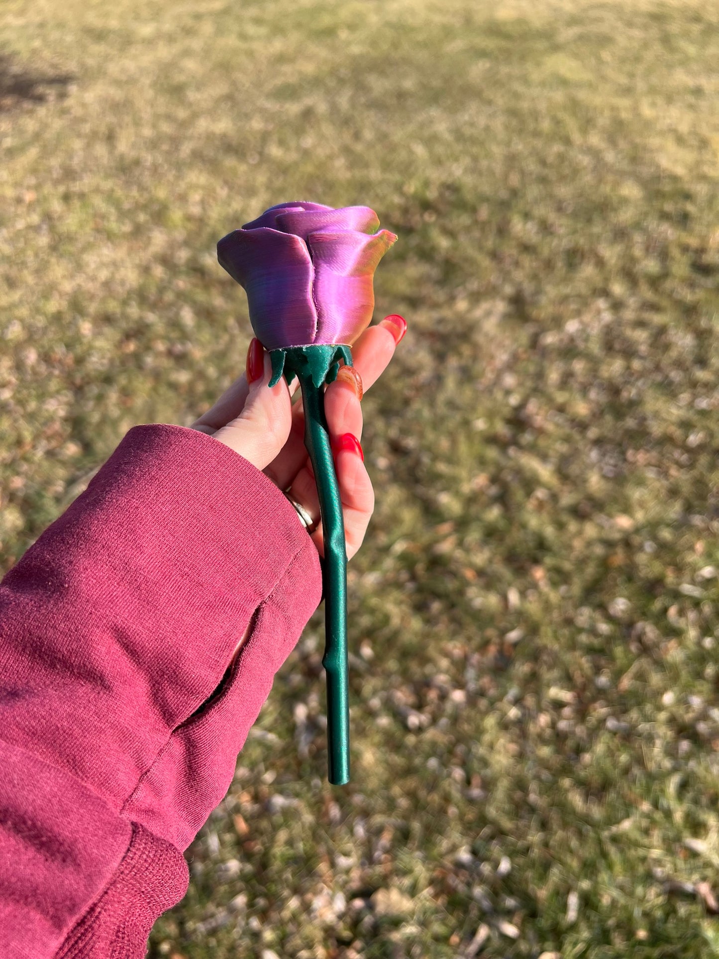 3D Printed Forever Rose