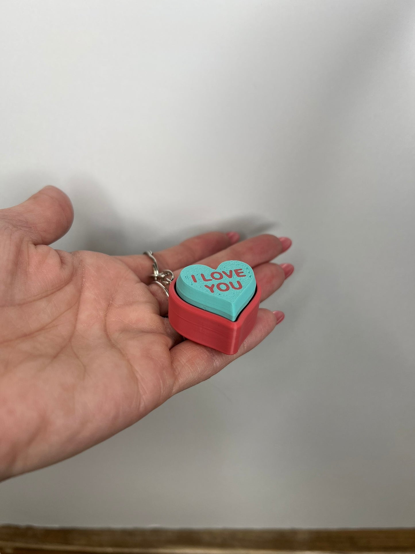 Heart Clicker Keychains