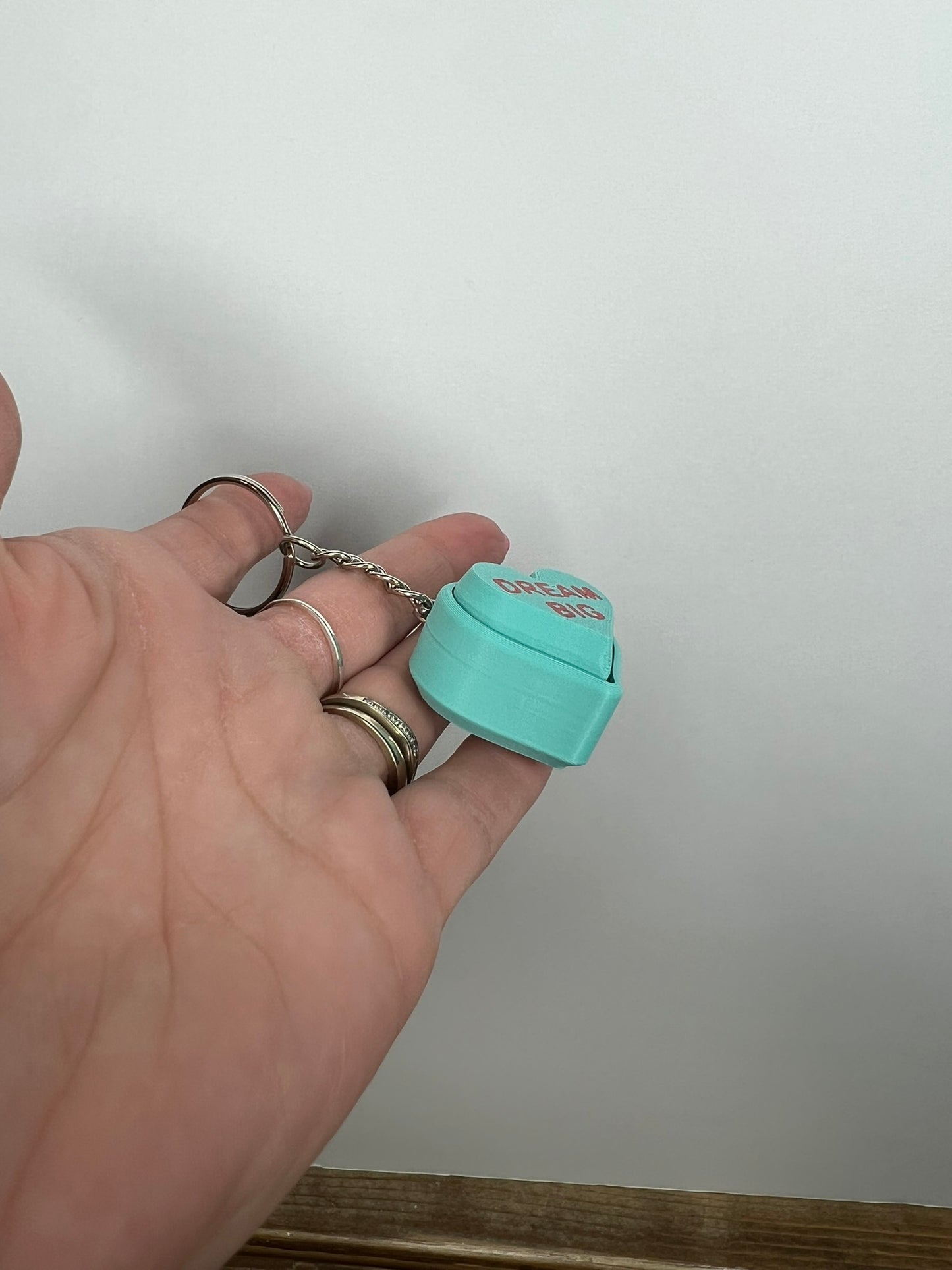 Heart Clicker Keychains