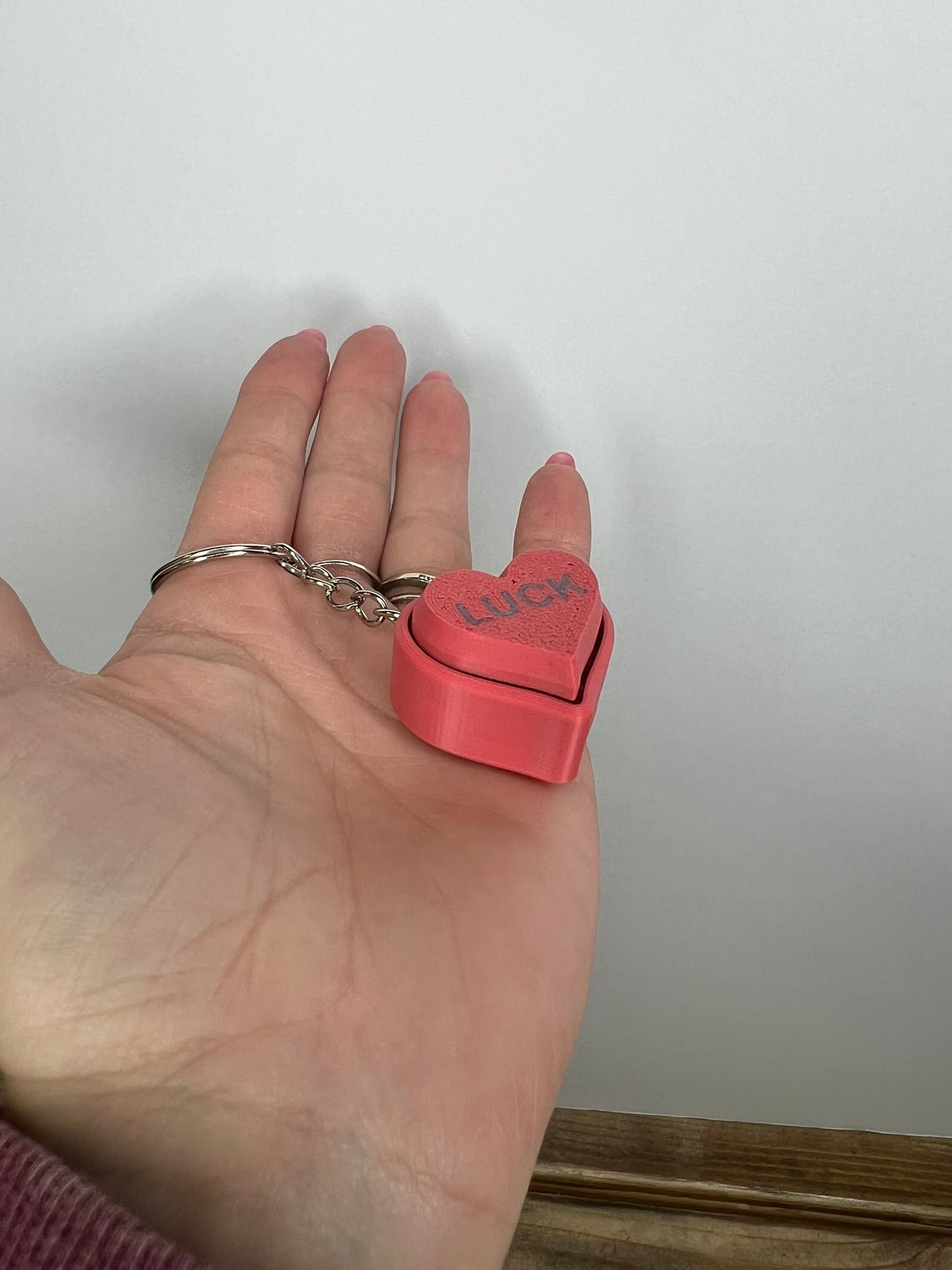 Heart Clicker Keychains