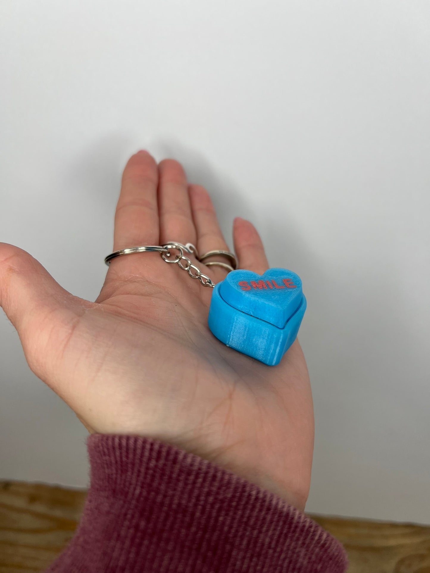Heart Clicker Keychains