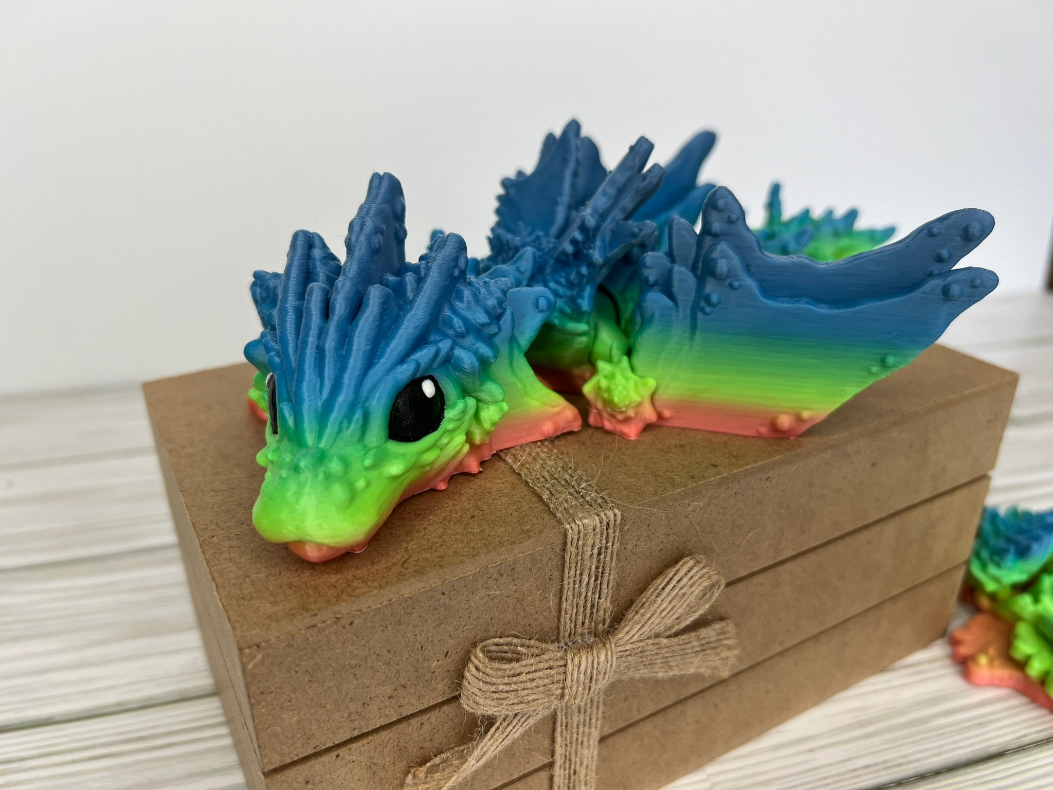 Oceanic Sea Shell Dragon- 3D Print- Rae's Homegrown Designs