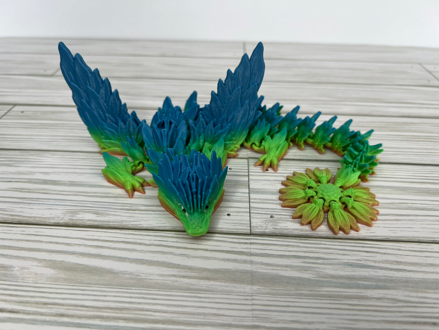 Azure Oasis Sunflower Dragon (Medium)