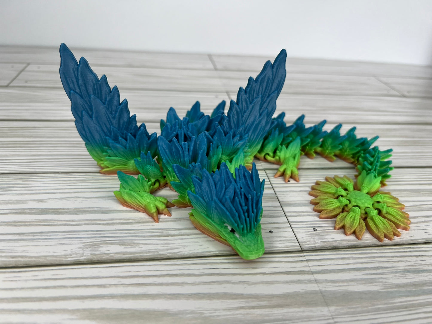 Azure Oasis Sunflower Dragon (Medium)