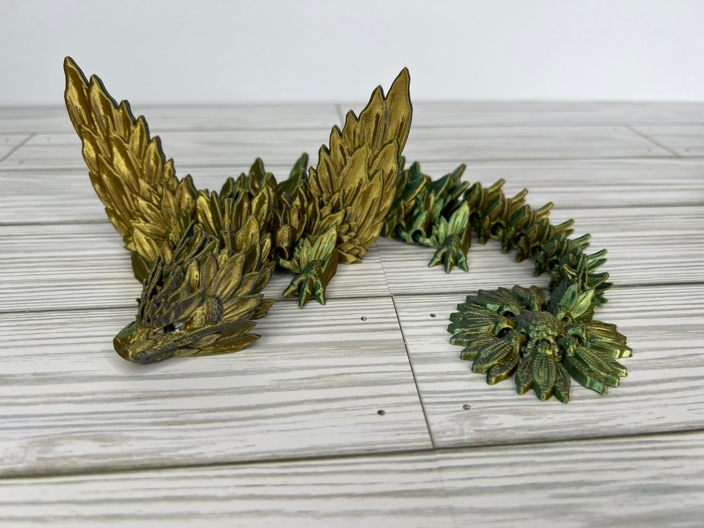 Mystic Emerald Sunflower Dragon (Medium)