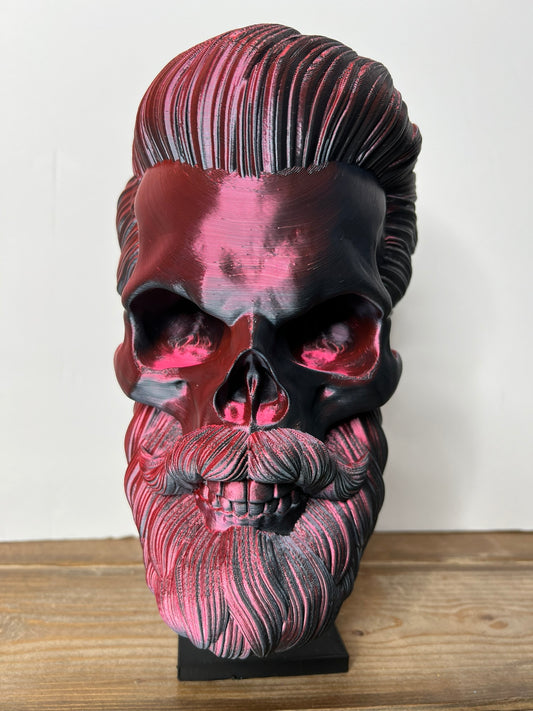 Bearded Skull Hat Stand