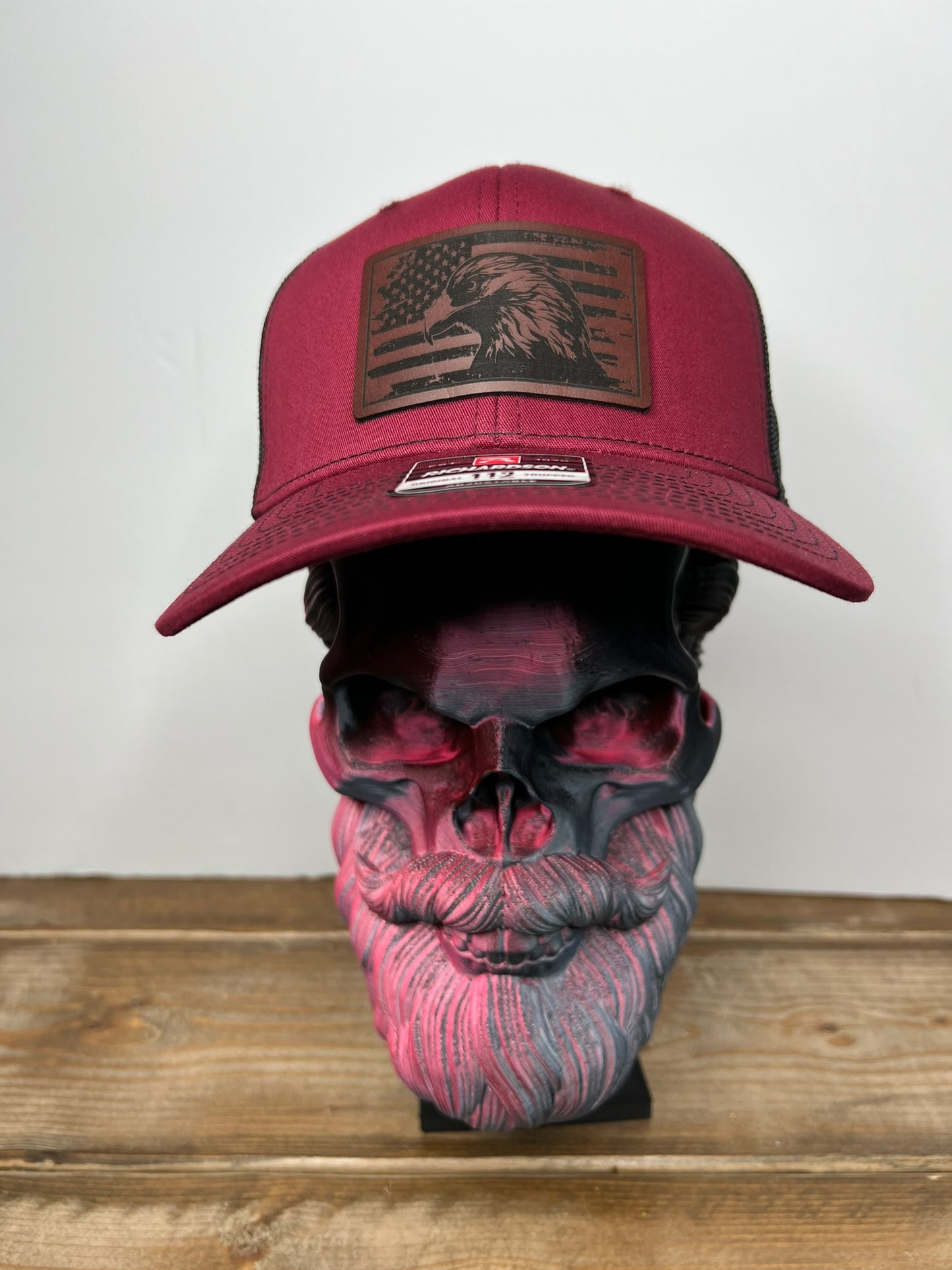 Bearded Skull Hat Stand