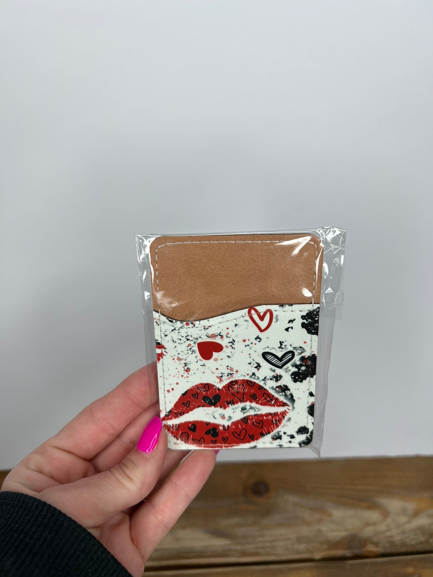 Lip Locked & Loaded Phone Wallet